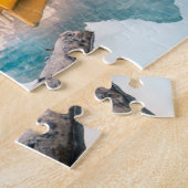 カヌーオンモレーヌレイクバンフ国立公園カナダ ジグソーパズル (側面)