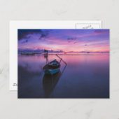 カヌーカヤックセーリング魚釣り – ライフ ポストカード (正面/裏面)