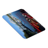 カヌースグランドテトンナショナルパークコルターベイトラベル マグネット (右側)