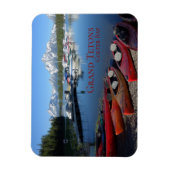 カヌースグランドテトンナショナルパークコルターベイトラベル マグネット (縦)