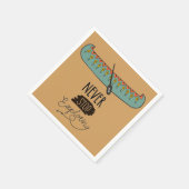 カヌーストップを探索しない スタンダードカクテルナプキン (角)