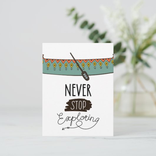 カヌーストップを探索しない ポストカード (スタンド正面)