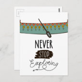 カヌーストップを探索しない ポストカード (正面/裏面)