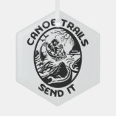 カヌートレイルズ16進オーナメント2019 ガラスオーナメント (正面)