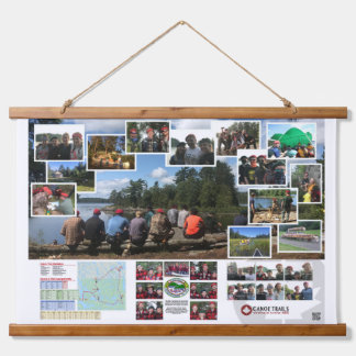 カヌートレイル2017カナダトリップのタペストリー 吊り下げ型タペストリー