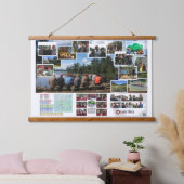 カヌートレイル2017カナダトリップのタペストリー 吊り下げ型タペストリー (寝室)