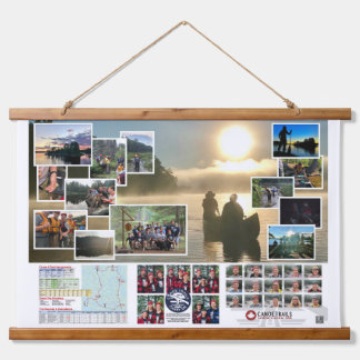 カヌートレイル2018カナダトリップのタペストリー 吊り下げ型タペストリー