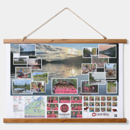 カヌートレイル2021境界水旅のタペストリー 吊り下げ型タペストリー