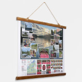 カヌートレイル2021境界水旅のタペストリー 吊り下げ型タペストリー (傾斜あり)