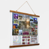 カヌートレイル2022カナダトリップのタペストリー 吊り下げ型タペストリー (傾斜あり)