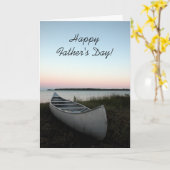 カヌービーチファーザーズ・デイ カード (黄色い花)