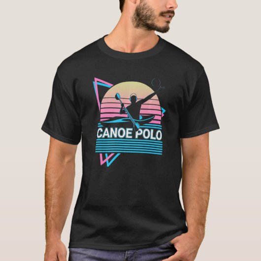カヌーポロ カヤックポロ レトロ Tシャツ (正面)
