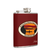 カヌー付きBWCAエンブレム フラスク (右)