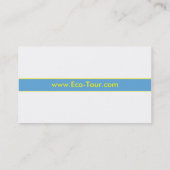 カヌー及びカヤックの船遊びの名刺 名刺 (裏面)