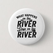 カヌー川に滞在する川で起こること 缶バッジ (正面)