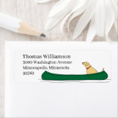 カヌー差出人住所ラベル ラベル (インサイチュ)