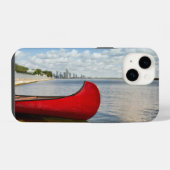 カヌー湖 iPhoneケース (裏面横)