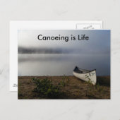 カヌー生活 ポストカード (正面/裏面)