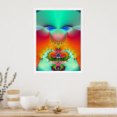 カヌー白 ポスター (キッチン)