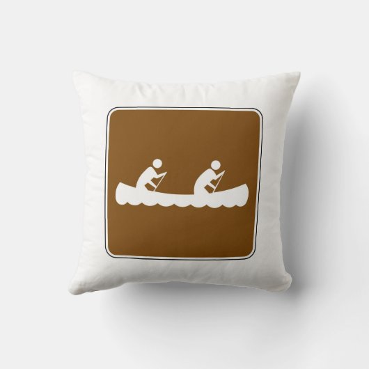 カヌー記号 クッション (裏面)