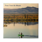 カヌー・アラスカ タイル (正面)