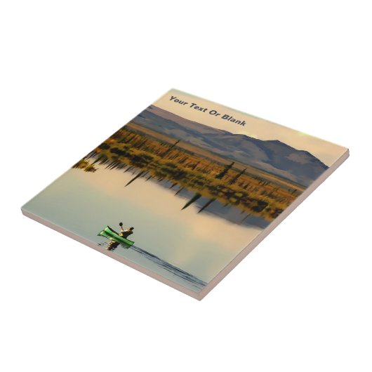 カヌー・アラスカ タイル (側面)