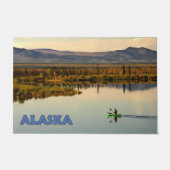 カヌー・アラスカ ドアマット (正面)