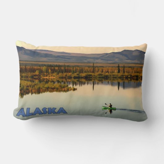 カヌー・アラスカ ランバークッション (正面)
