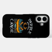 カヌー – カヌーを漕ぐ Case-Mate iPhoneケース (裏面 (横))