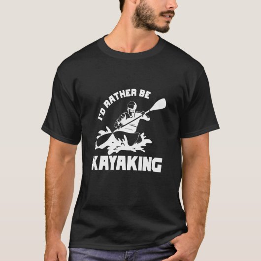 カヌー・カヤック・ローワーをカヤック Tシャツ (正面)