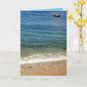 カヌー カード (黄色い花)