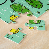 カヌー、サギ、ユリ:ヴィンテージ群。 ジグソーパズル (側面)