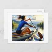 カヌー・トリップ ポストカード (正面/裏面)