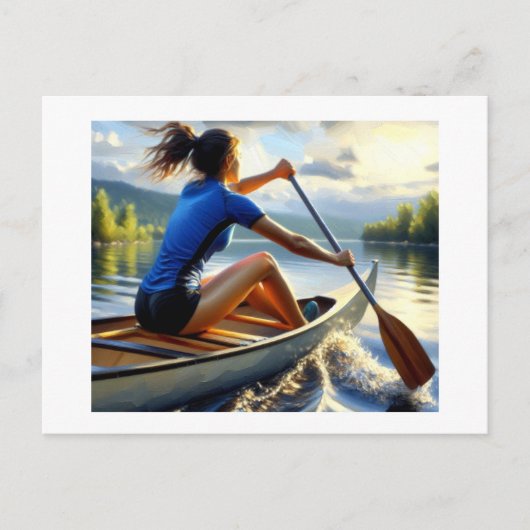 カヌー・トリップ ポストカード (正面)