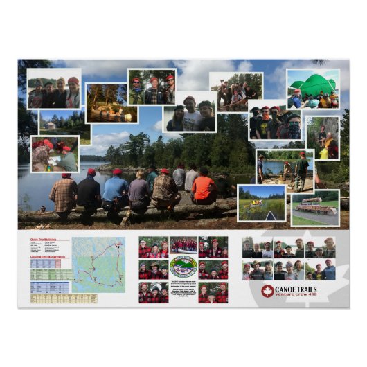 カヌー・トレイル2017カナダトリップのポスター ポスター (正面)