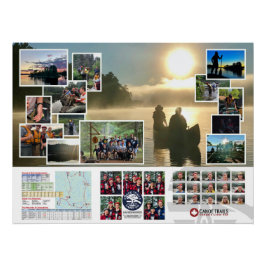 カヌー・トレイル2018カナダトリップのポスター ポスター