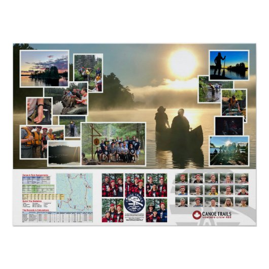 カヌー・トレイル2018カナダトリップのポスター ポスター (正面)