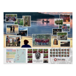 カヌー・トレイル2019カナダトリップのポスター ポスター