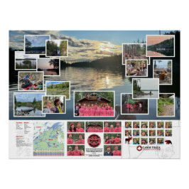 カヌー・トレイル2021カナダトリップのポスター ポスター