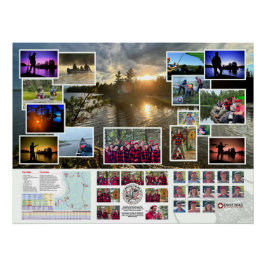 カヌー・トレイル2022カナダトリップのポスター ポスター