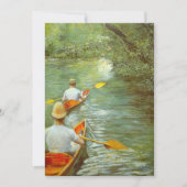 カヌー、ペリソワールby Gustave Caillebotte (正面)