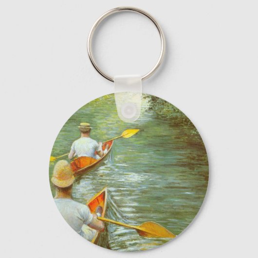 カヌー、ペリソワールby Gustave Caillebotte キーホルダー (正面)