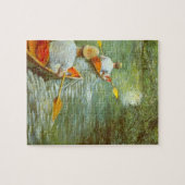 カヌー、ペリソワールby Gustave Caillebotte ジグソーパズル (横)