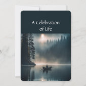 カヌー・ボートの追悼式へのご案内 招待状 (裏面)