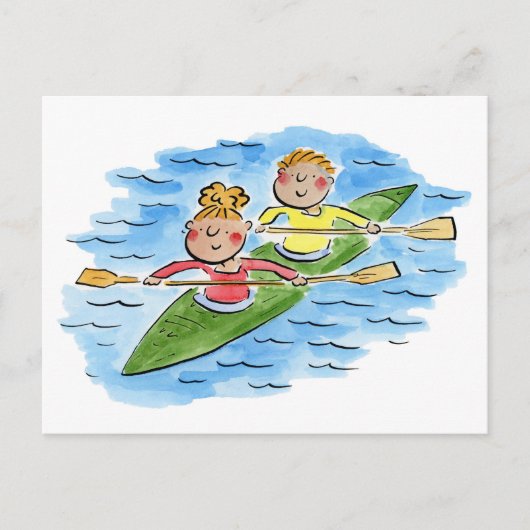 カヌー ポストカード (正面)
