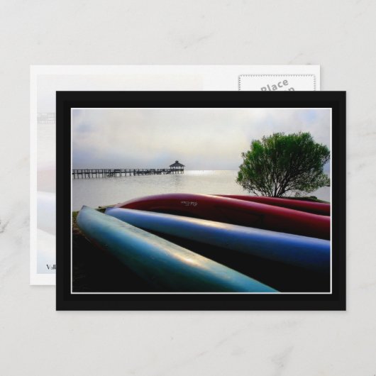 カヌー ポストカード (正面/裏面)