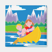 カヌー マグネット (正面)