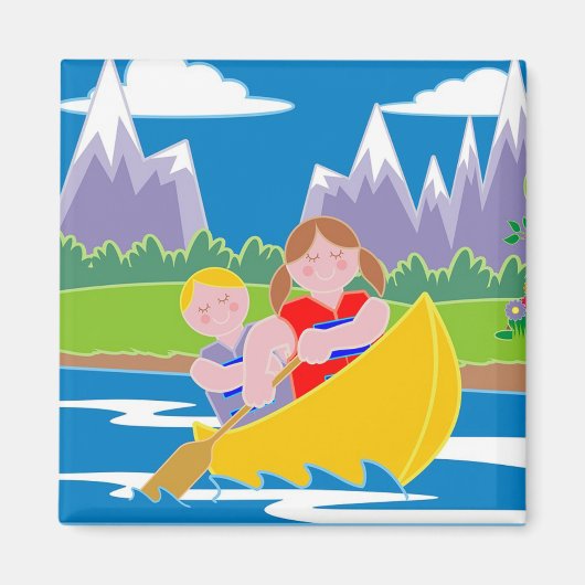 カヌー マグネット (正面)