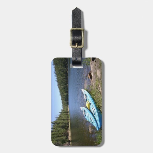 ***カヌー*** ラゲッジタグ (正面縦)