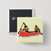 カヌー 缶バッジ (正面&裏面)